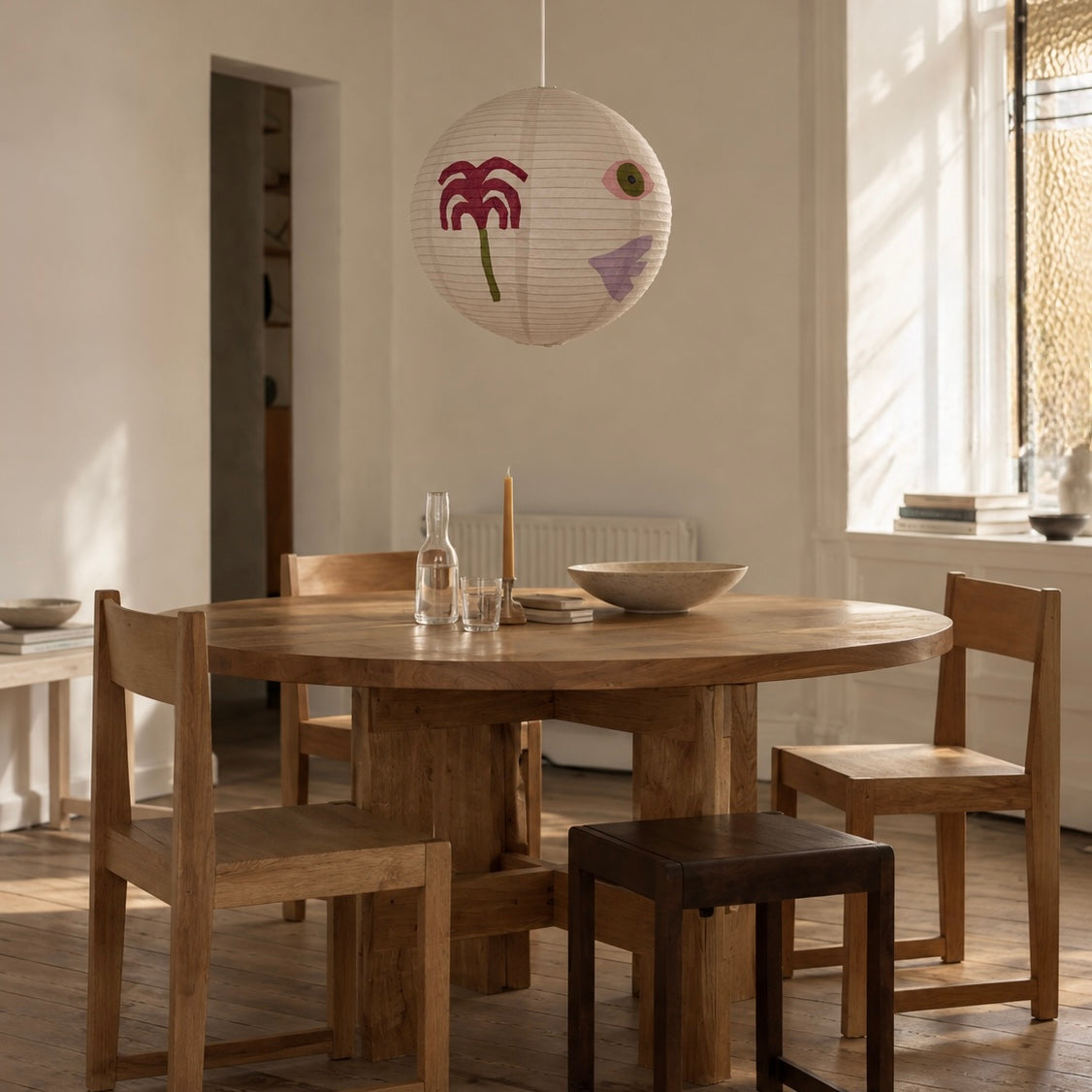 Papierlampe Mediterran