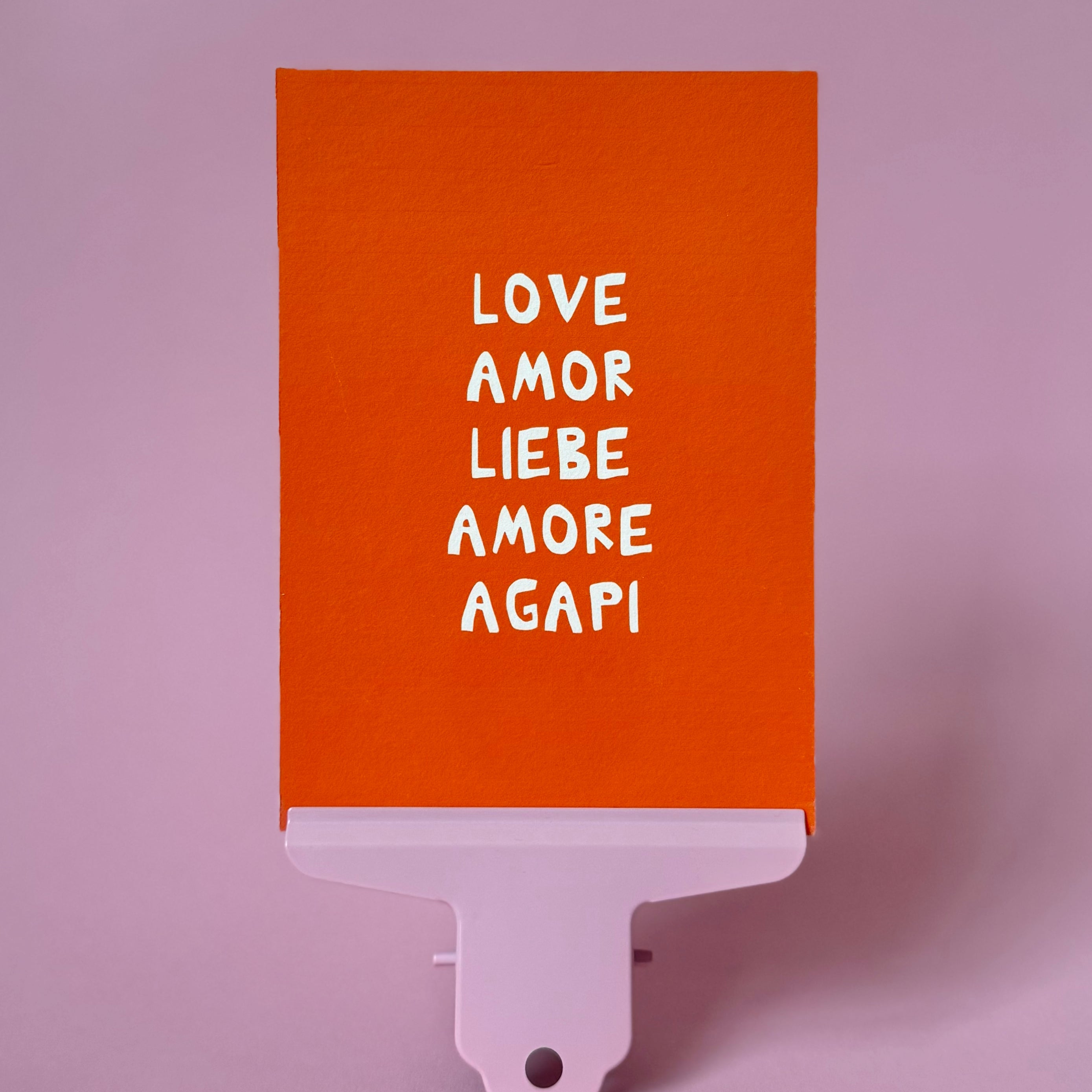 Postkarte Love