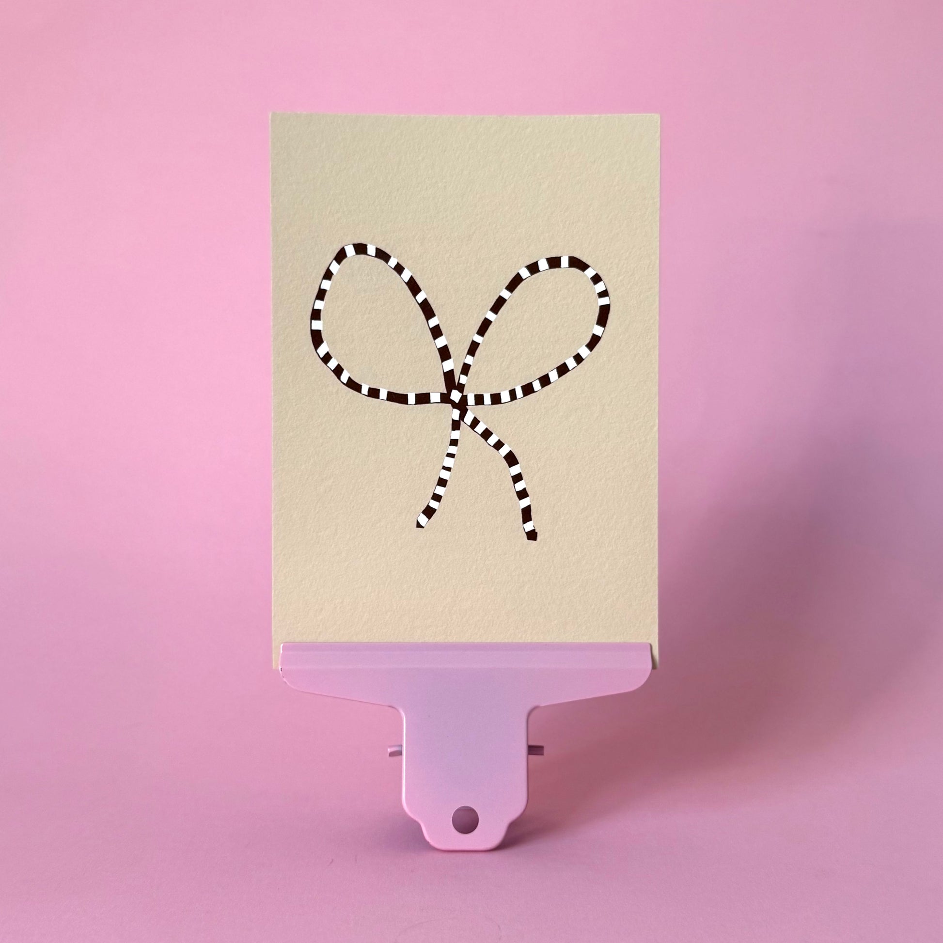 Postkarte Schleife