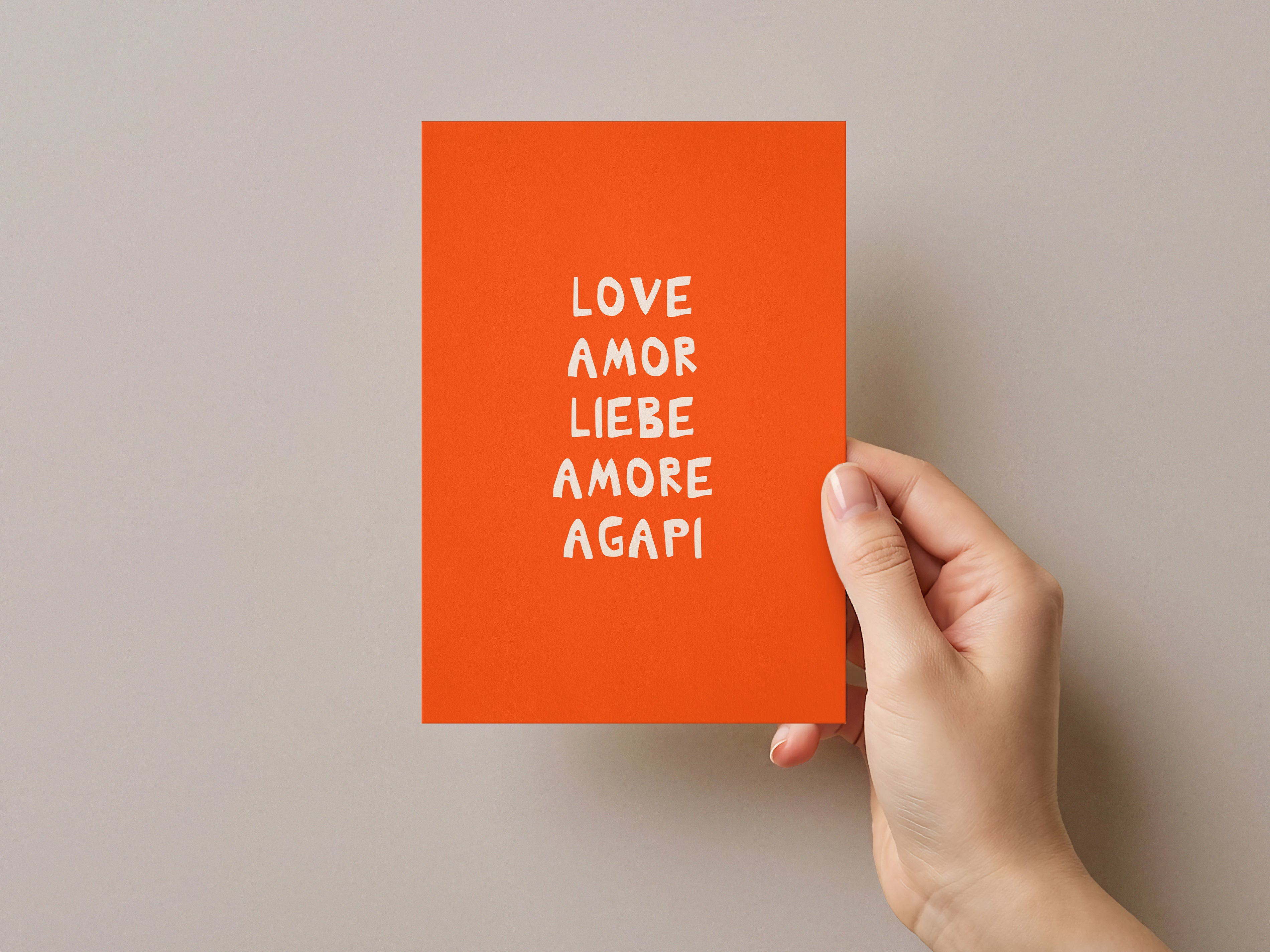 Postkarte Love