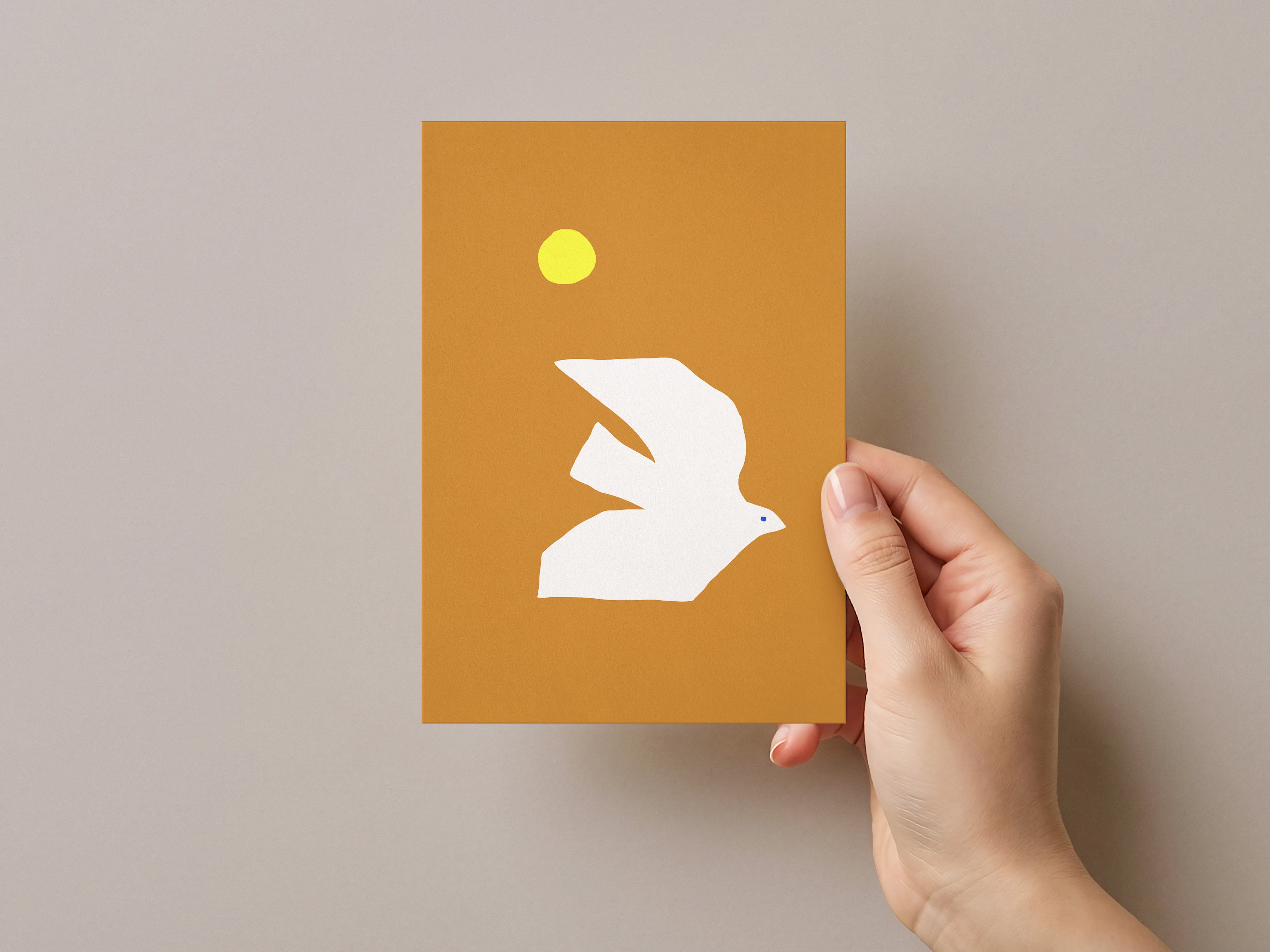 Postkarte Sailing Bird
